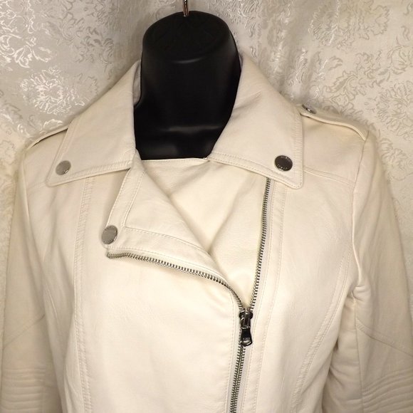 Guess Faux Leather Jacket- Women's XS - Picture 2 of 13